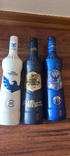 Wodka Gorbatschow 3x Limited Edition Sammelflaschen wei&szlig; schwarz blau