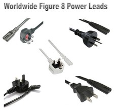 Figure 8 C7 International Power Cable Mains Lead - PlayStation/XBox/Laptop & TV