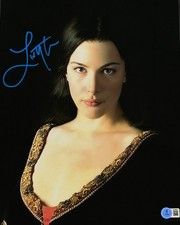 Liv Tyler Signed 11x14 Metallic Photo Lord of the Rings Arwen Beckett Witness
