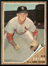 1962 Topps #149a Bob Duliba GD/VG