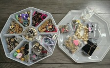 3 lbs Costume Jewelry  Crafting Bead Lot Repurpose Repair Mixed Lapels