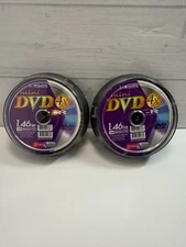 Lot Of 2 RIDATA 4X Mini DVD-R Media Spindle 1.46GB - 10 Pack - NEW Sealed