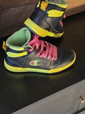 Champion Arena Power Hi CB high-top sneakers Mens 9, Neon,