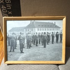 WW2 US Military Original Framed Group Photo - United States Militaria