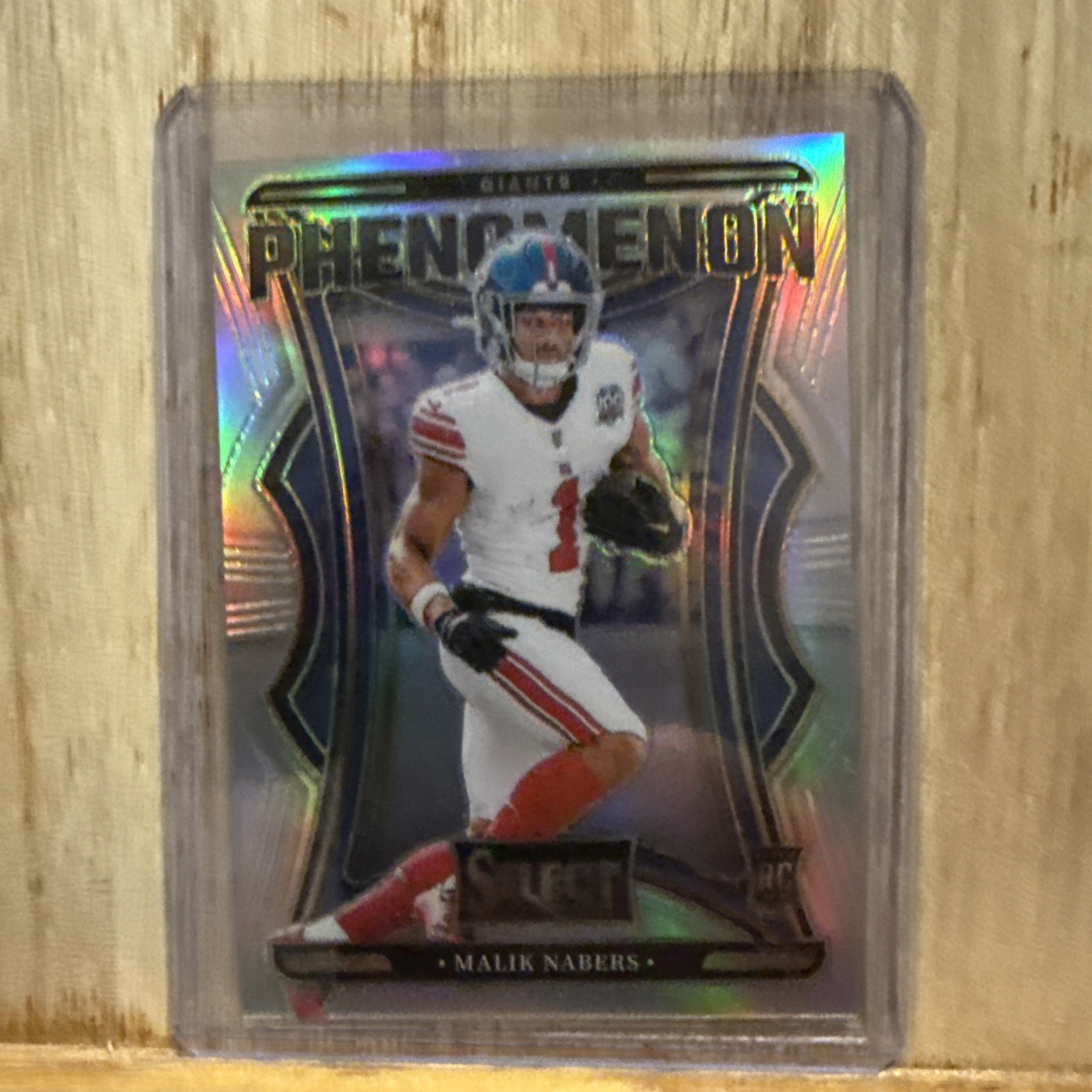 2024 NFL Panini Select #8 MALIK NABERS Phenomenon Silver RC New York Giants