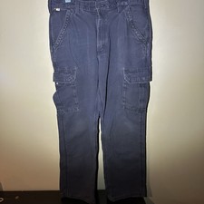 Carhartt Mens FR Work Pants 34x32 Gray CAT 2 NFPA 2112 Flame Resistant navy blue