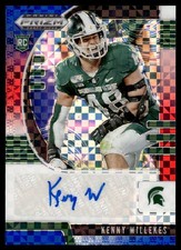 2020 Panini Prizm Draft Picks Prizms Red White and Blue Autographs Kenny