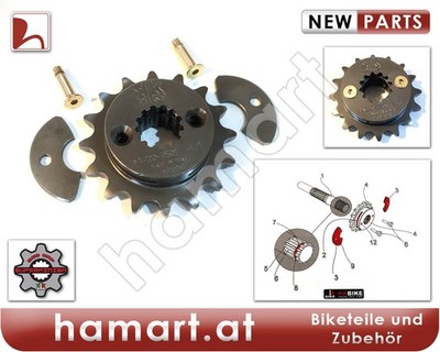 Ritzel SUPERPINION 525 16Z Sprocket Honda XRV 750 RD04 Africa Twin 90-92