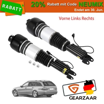 Paar Luftfederbeine Airmatic Vorne Links Rechts für Mercedes W211 S211 C219 RWD