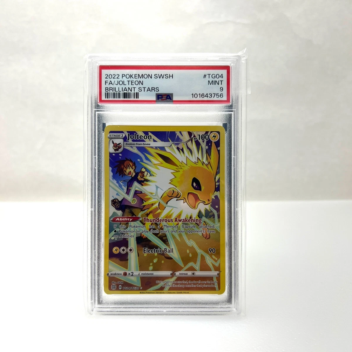 Jolteon Pokémon TCG Professional Sports Authenticator (PSA 