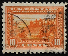 U.S. Used Stamp Scott #404 10c Pan-Pacific. Brooklyn CDS Cancel. Choice!
