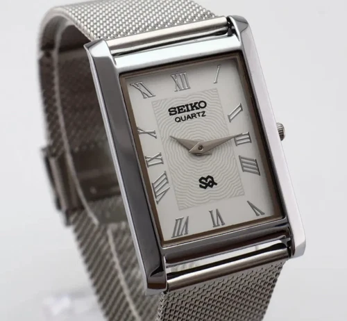 Vintage Seiko Slim Tank Quartz Men's Watch, Gentleman’s Choice - FREE SHIPPING