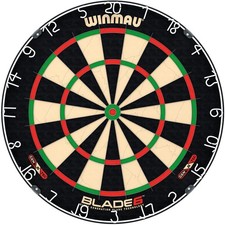 WINMAU Dart Board - Blade 6 Dartboard  Blade 6 Bundle - Professional PDC Darts