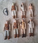 VINTAGE KENNER STAR WARS 1980 HOTH REBEL SOLDIER ARMY Builder LOT 7 FIGURES 80s