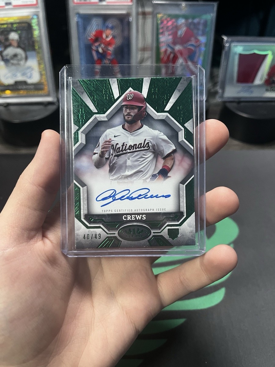 2025 Topps Tier One - Breakout Autographs Dylan Crews #BOA-DC 