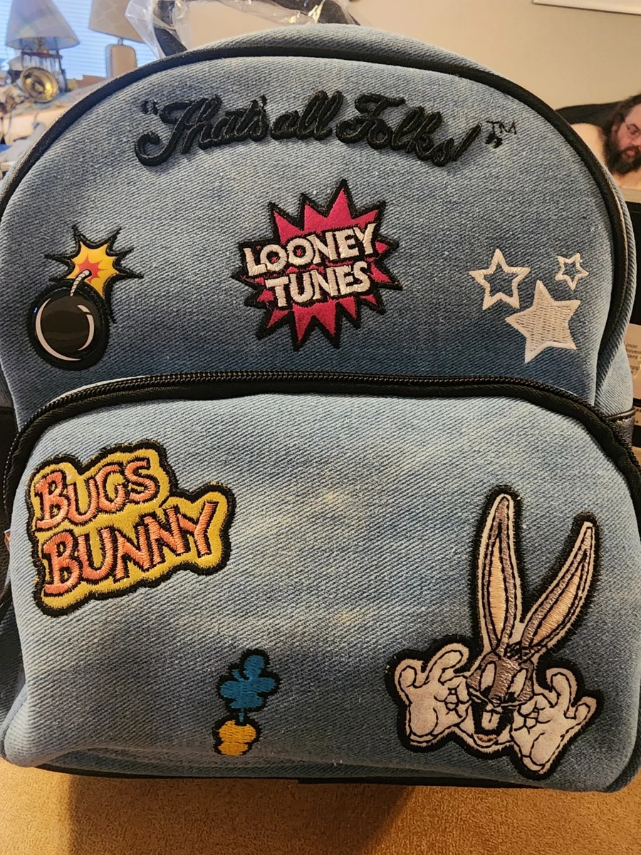 Adjustable Strap Cartoon Backpack VINTAGE 1996 WARNER Bros 