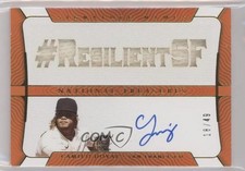 2022 Panini National Treasures Signature Names Gold 18/49 Camilo Doval Auto 0hw6