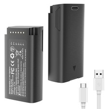 2PCS E340 7000mAh Rechargeable Backup Battery With USB-C for eufy Video Doorbell