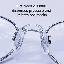 1/2/4pc Ultra-soft Silicone Eyeglass Nose Pads, Anti-slip Comfort Fit for Glasse