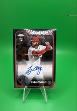 2024 Topps Chrome - Rookie Autographs Trey Cabbage #RA-TCA (AU, RC). I14