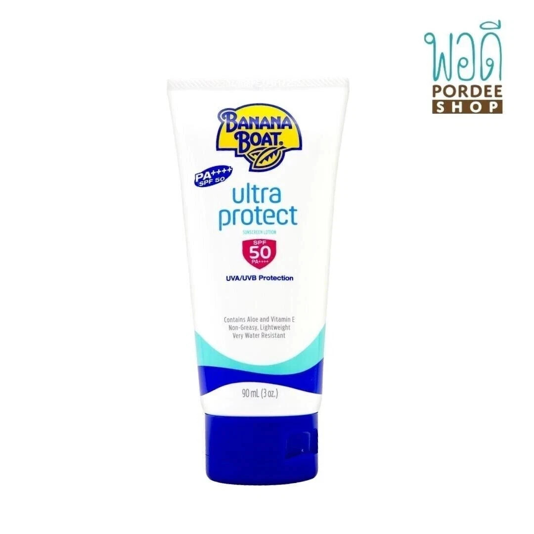 Banana Boat 90 ml Ultra Protect Lotion SPF 50 PA+++ FREE SHIPPING WORLD WIDE