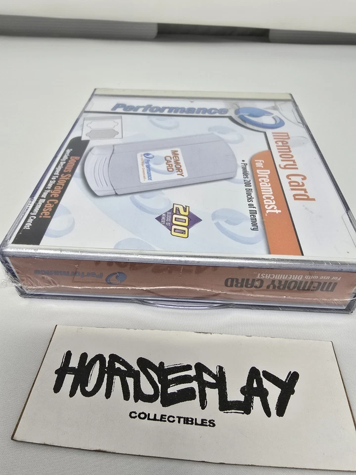 Performance Sega Dreamcast Memory Card. Sealed. Brand New - Image 3 of 4