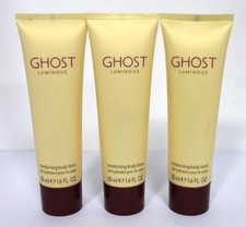 3 x NEW GHOST LUMINOUS MOISTURISING BODY LOTION - 50ml - Rare - See Details