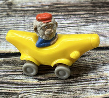 Vintage 1994 Richard Scarry Busy World Monkey In Banana Car Figure McDonalds