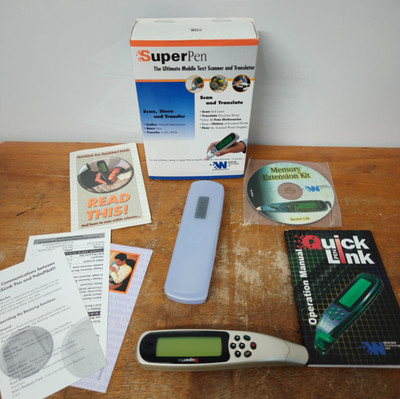 Wizcom QuickLink SuperPen professioneller mobiler Textscanner Übersetzer unbenutzt
