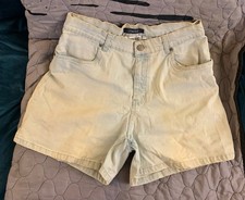 Bill Blass Women's Light Blue Stretch Jean Shorts Size 10 Vintage