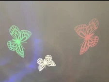 Afirst Multicolor Butterfly Projection Party Lights - 10 LED Shatterproof Bulb