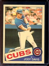 1985 Topps Tiffany #384 Jody Davis – Near Mint+