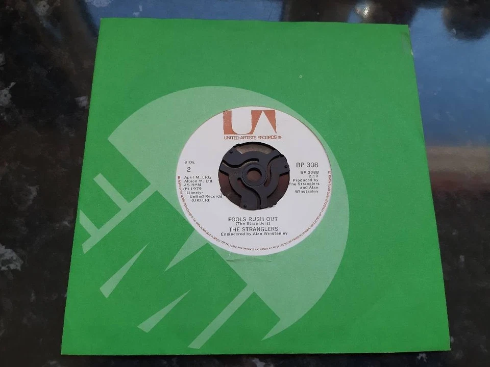 THE STRANGLERS - IRISH PRESS 7" 45 - DUCHESS - 1979 - UNITED ARTISTS - PUNK - Image 4 of 4