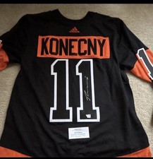 Travis Konecny Philadelphia Flyers #11 Signed Adidas NHL Hockey Jersey
