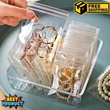 30pcs Resealable Jewelry Storage Bags Self Seal Anti-Aging Pouches Zipper Bag