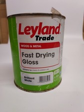 Leyland Trade Fast Drying Wood & Metal gloss Paint 750ml Brilliant White