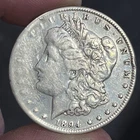 1894 P MORGAN SILVER DOLLAR G DETAILS ( Cleaned)