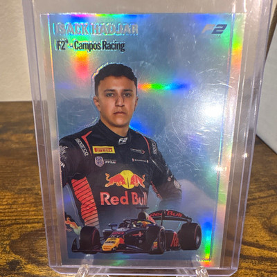 Topps Formula 2 Isack Hadjar #28 Campos Racing 2023 Refractor Trading Card