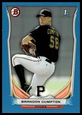 2014 Bowman #BP81 Brandon Cumpton Prospects Blue #/500