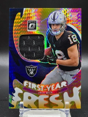 2025 Donruss Optic Jack Bech Blue Hyper (RAW)