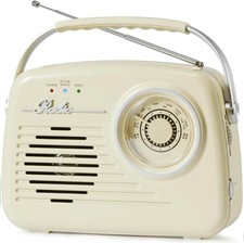 Portable AM FM Radios, Battery Powered and Plug in Wall for Home/Outdoor/Kitc...