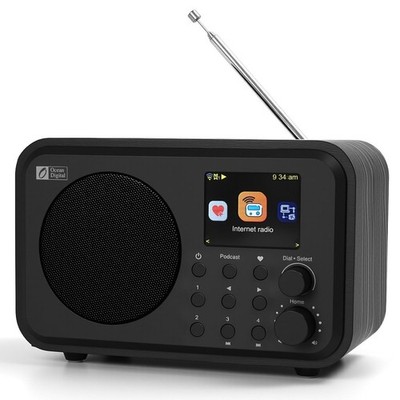 Ocean Digital WR-336M Wi-Fi Internet FM Radio, Bluetooth Speaker, Podcast, 2....