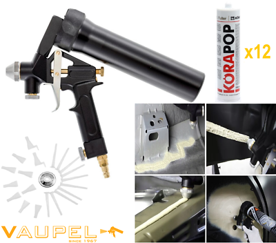 #ad 1x VAUPEL 3500 SNK L Seam Sealer OEM Application Spray Gun Kit 12 Beige Sealant GBP 359.95