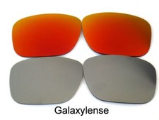 Galaxy Replacement Lenses For Oakley Holbrook Sunglasses Red Gray Polarized