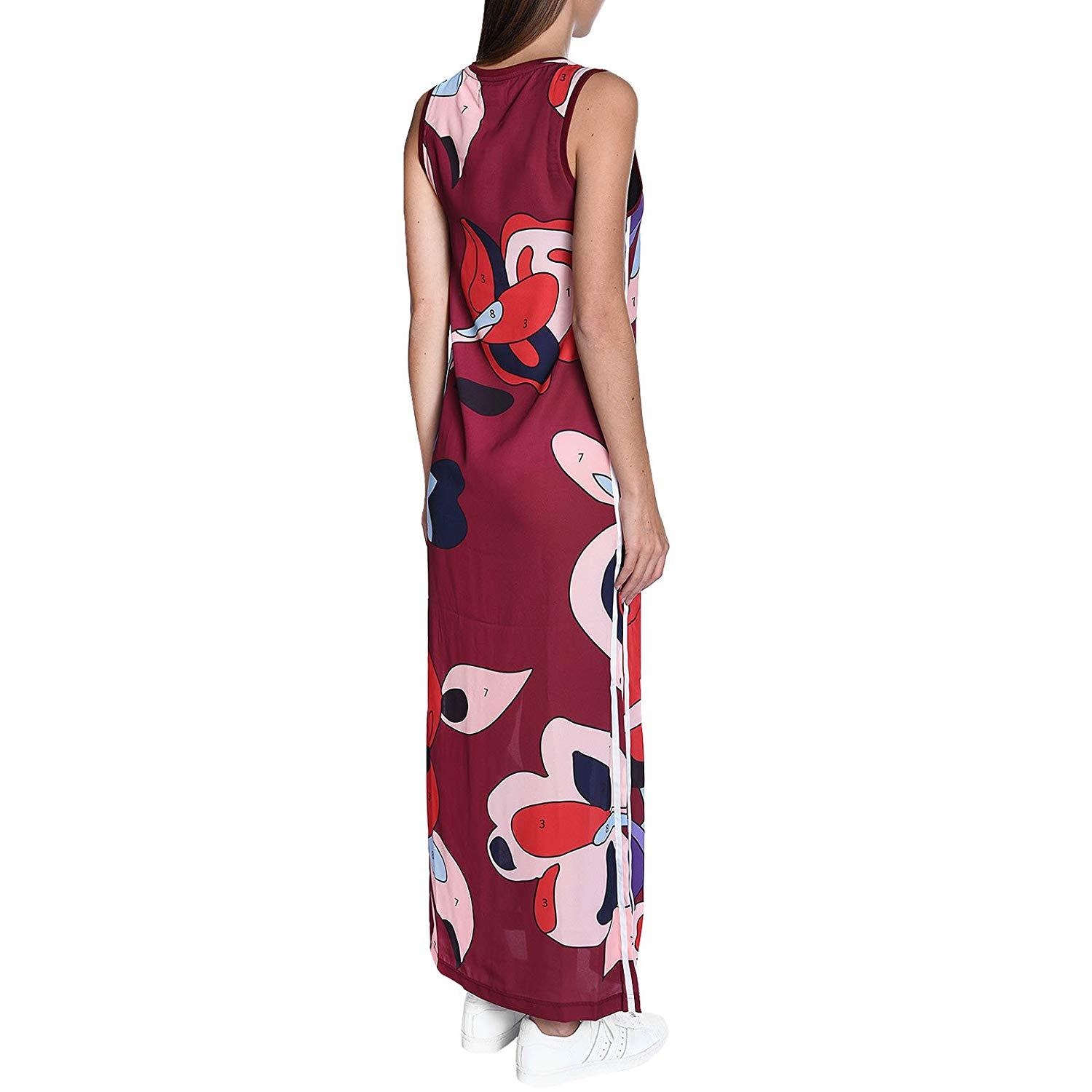 adidas Originals X Rita Ora Women/'s Long Dress Sporty Multi Coloured Floral