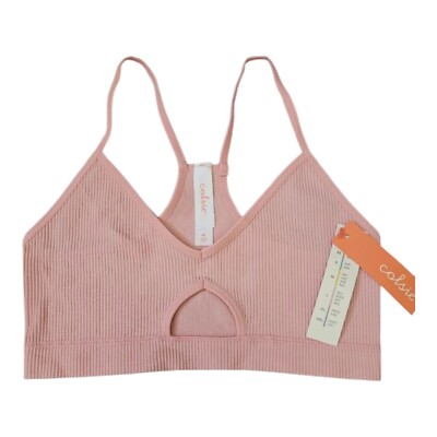Colsie Sports Bra Bubble Gum Pink 