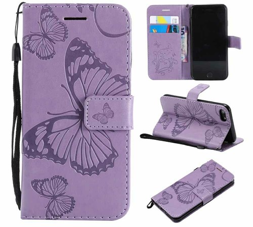 For iPhone SE 2020 2nd 3rd Gen 2022 Wallet Card Holder Leather Phone Case Cover - Picture 7 of 47