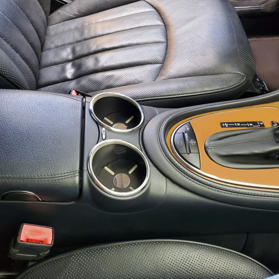 Portavasos doble negro para Mercedes-Benz CLS500 2006-2011 #2198004149051 Foto 3 de 4