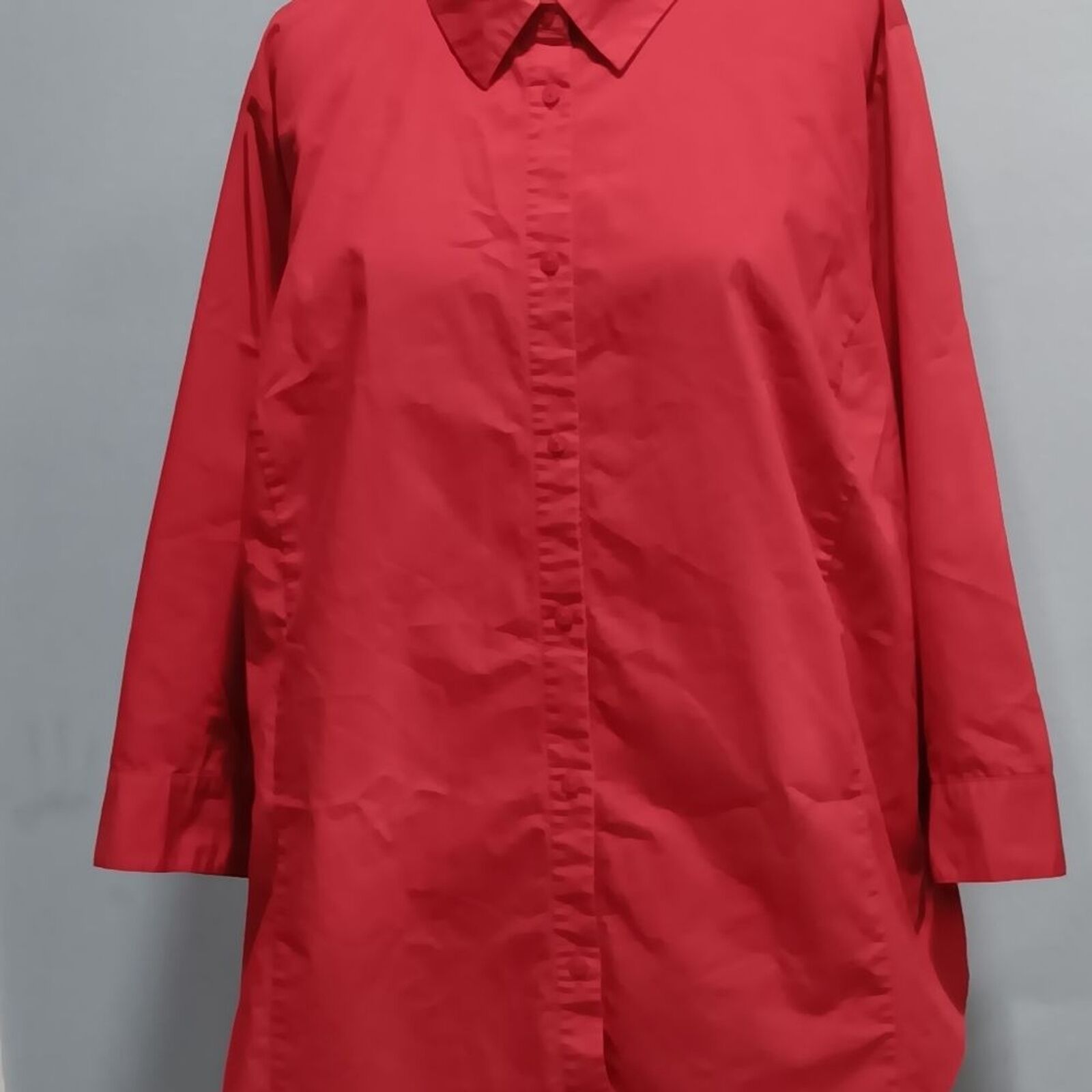 Liz Claiborne Strech Red dress shirt size 2XL - image 3