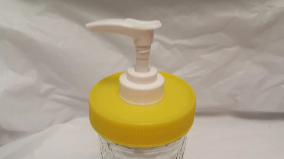 Mason Jar Soap/Lotion/Sanitizer/Condiment Dispenser Lid/Pump - Rust Free 7" Tube - Image 4 of 4